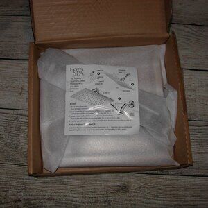 HotelSpa 10" Stainless Steel Rainfall Square Showerhead With Extension